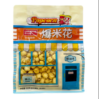 Bắp Rang Bơ Caramel Và Kem Sữa KAIXIAOCHAI Bịch 202g - CÔ THƯ MARKET