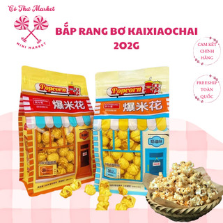 Bắp Rang Bơ Caramel Và Kem Sữa KAIXIAOCHAI Bịch 202g - CÔ THƯ MARKET