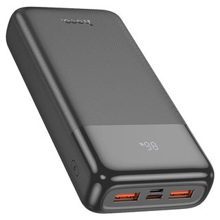 Pin Dự Phòng Hoco J121A 20000mAh USB QC 3.0 22.5W, TypeC PD 20W (Đen)