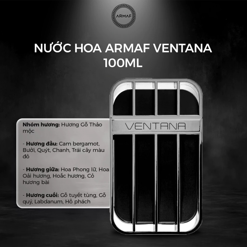 Nước hoa Armaf Ventana Pour Homme 100ml