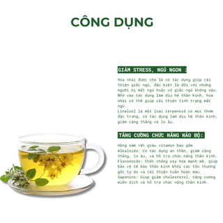 Trà Sâm Mật Hoa Nhài Thơm Ngon - Túi Lọc Tiện Lợi