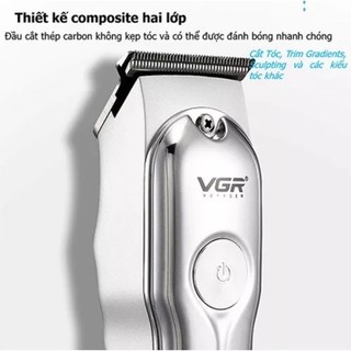 Tông Đơ Cắt Tóc YATASMART- VGR Chuyên Nghiệp, Màn Hình LED, Bảo Hành 6 Tháng