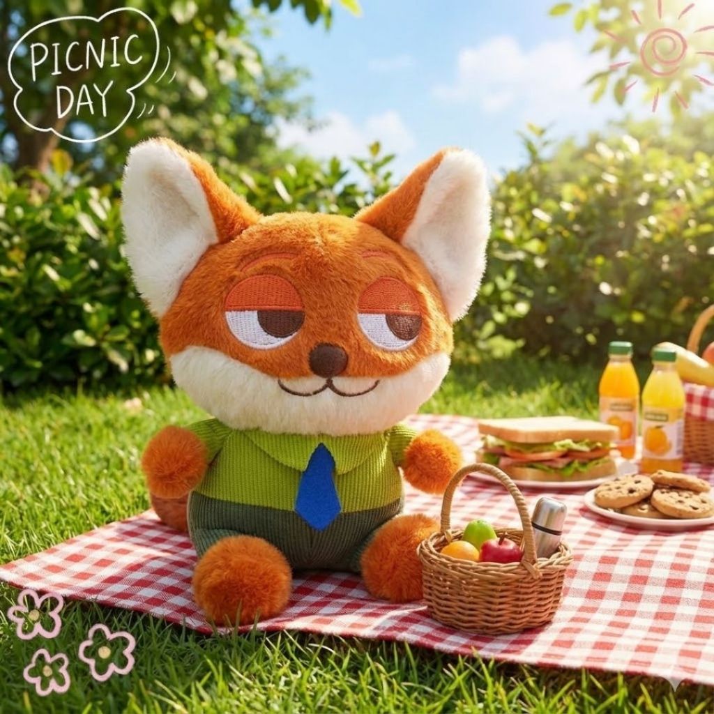 Gấu Bông Judy Nick Thỏ Và Cáo Trong Zootopia, Gấu Bông Zootopia Nổi Tiếng Quà Tặng Cho Bạn Trai,Bạn Gái/Nữ, Bé