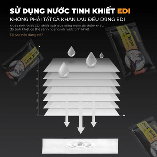 Khăn giấy ướt vệ sinh lau giày dép đa năng Duer Sneak3r Quick Wipe gói 32 miếng, sạch giầy da, sneaker