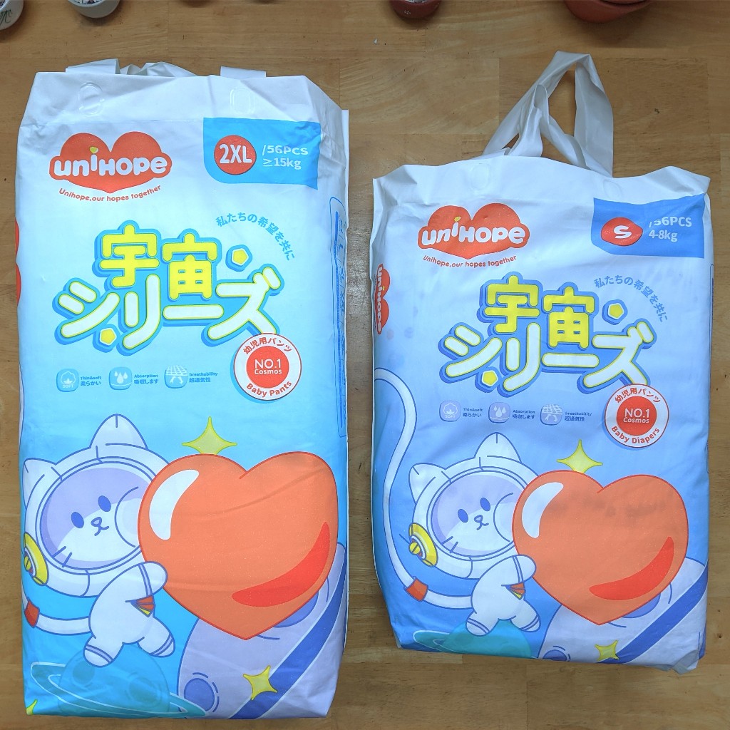 Bỉm/Tã quần trẻ em nội địa nhập khẩu UNIHOPE cotton cao cấp - 23HShopPremium