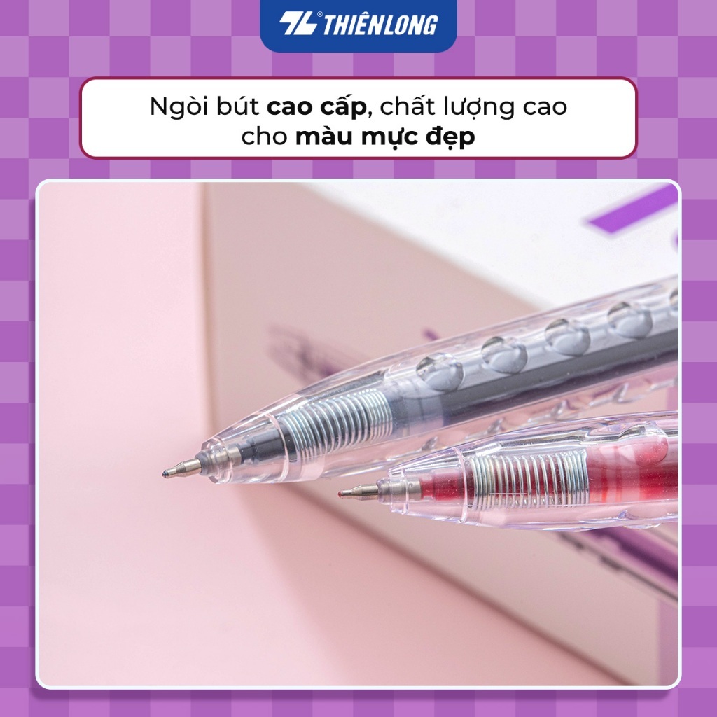 Combo 5/10/20 Bút gel Fasgel Thiên Long GEL-068 - Bút mực gel Thiên Long nét viết 0.5mm