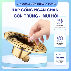 Nắp cống thoát nước ngăn mùi hôi nhà tắm Nắp đậy cống chống côn trùng nhà bếp nhà vệ sinh