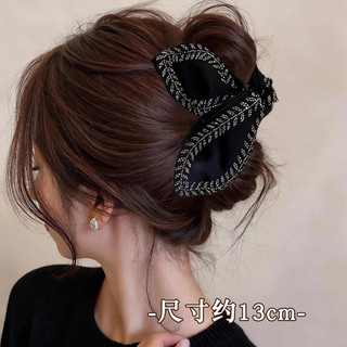 Kẹp Tóc Càng Cua Tam Giác Hình Nơ Cổ Điển Thanh Lịch Phong Cách Pháp Dành Cho Nữ
