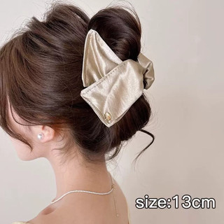 Kẹp Tóc Càng Cua Tam Giác Hình Nơ Cổ Điển Thanh Lịch Phong Cách Pháp Dành Cho Nữ