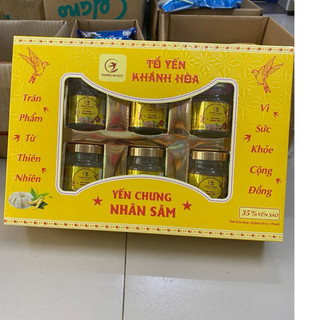 Yến sào  khánh hoà 35% yến kèm túi xách date 2028