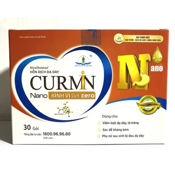 MexTHEMAZ hỗn dịch dạ dày CURMIN NANO BÌNH VỊ GEL ZERO hỗ trợ viêm loét dạ dày, tá tràng, trào ngược dạ dày thực