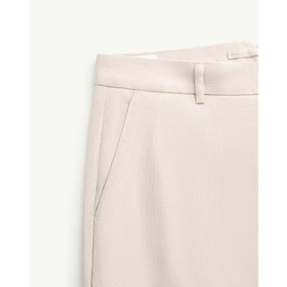 Quần Dài Kaki Nam Ống Ôm vải mềm Form Slim Cropped -ROUTINE 10F25PCA018