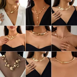 Vòng Cổ Bằng Kim Loại Độc Đáo Dành Cho Nữ VCGN01