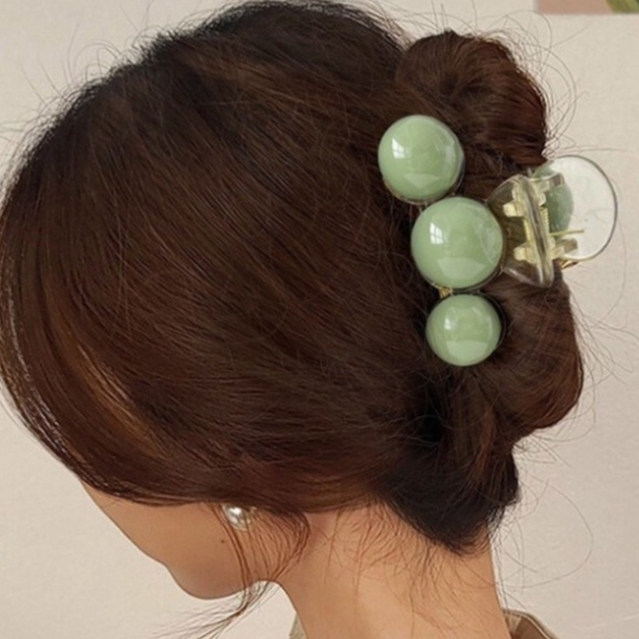 Set 3 kẹp tóc càng cua Kẹp tóc càng cua hàn quốc đính ngọc trai phong cách tiểu thư cho nữ
