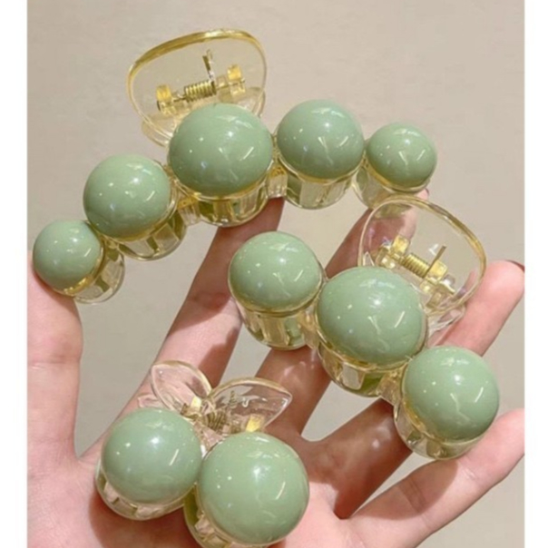 Set 3 kẹp tóc càng cua Kẹp tóc càng cua hàn quốc đính ngọc trai phong cách tiểu thư cho nữ