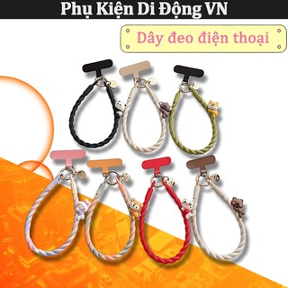 Dây đeo tay điện thoại bằng silicone dễ thương–Chống trượt, chống rơi–Dây ngắn dùng cho mọi dòng máy