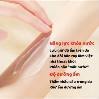 Kem Dưỡng Da Tay Hoa Dành Dành Vitamin E 300ml – Dưỡng Ẩm Tay Thơm Lâu, Thấm Nhanh, Không Nhờn Rít