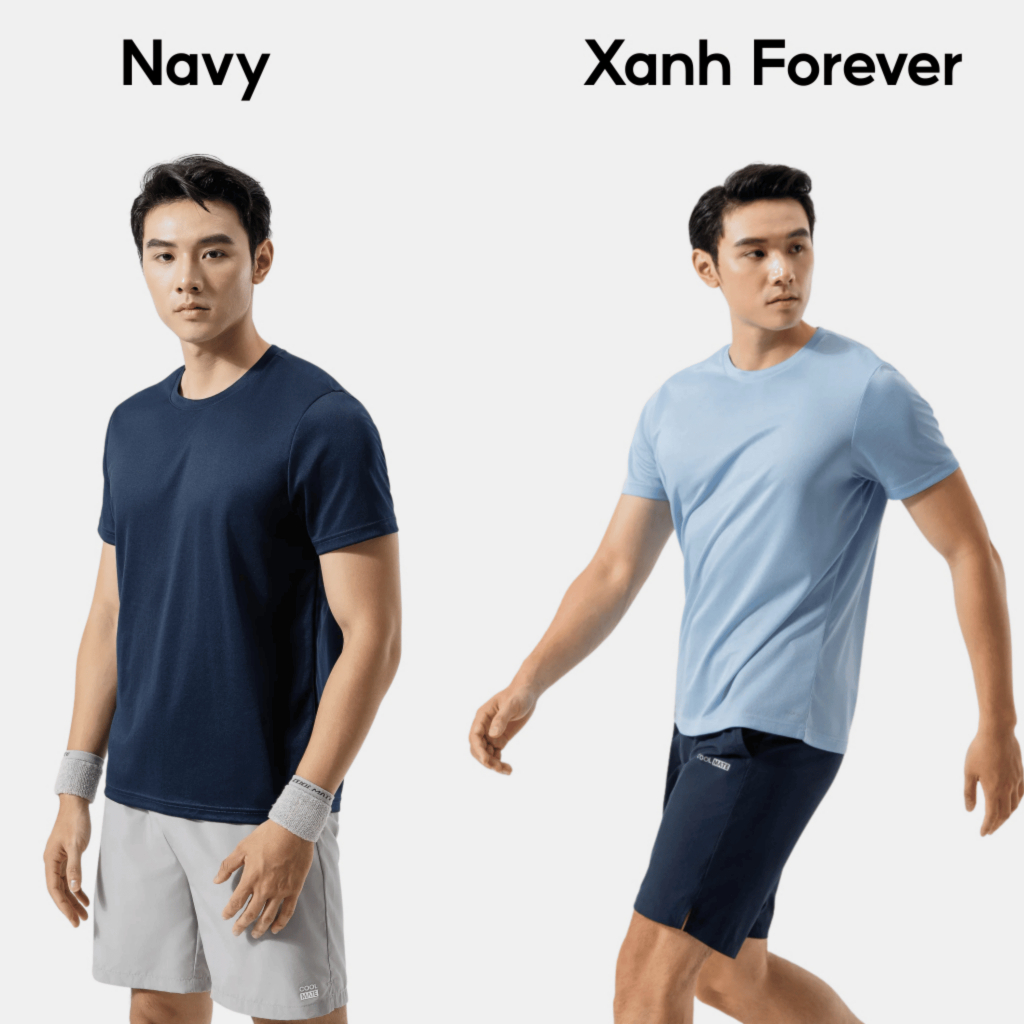 Product image Combo 2 &Aacute;o thun nam thể thao tập Gym, Tennis, Pickleball Coolmate Basics thoải m&aacute;i, thấm h&uacute;t, nhanh kh&ocirc;