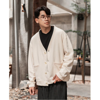 Áo Khoác Cardigan 4 cúc Basic nam nữ phong cách Hàn Quốc Mặc Nhóm, Cặp Đôi Trẻ Trung 40-70KG K1
