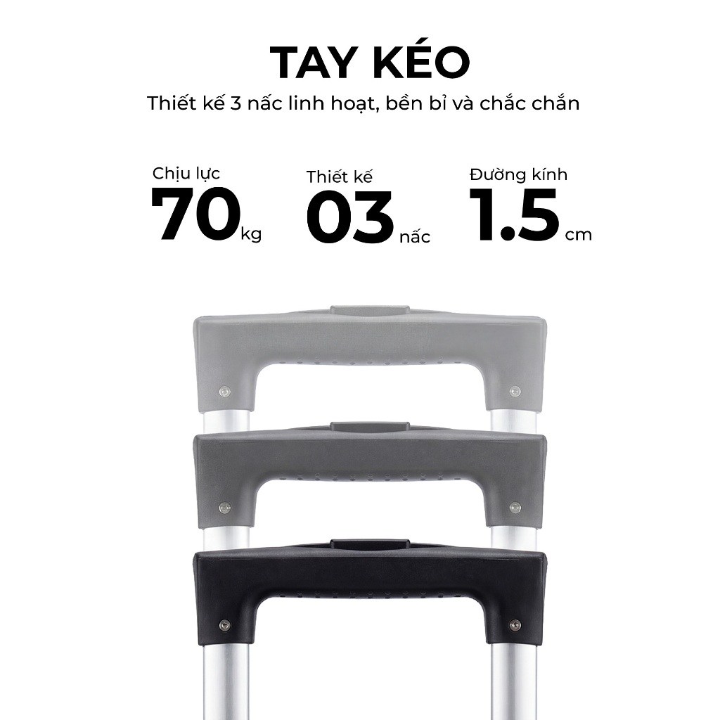 Vali Du Lịch B Bamozo Nancy Size 20/24/28 Nhựa PP Cao Cấp, Chống Vỡ Bảo Hành 5 Năm 1 ĐỔI 1 TRONG 30 NGÀY_Nancy | BigBuy360 - bigbuy360.vn