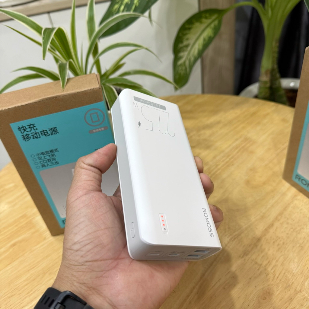 PIN SẠC DỰ PHÒNG ROMOSS SENSE 6FS 20.000mAh, SẠC NHANH 22.5W, CHUẨN 3C | BigBuy360 - bigbuy360.vn
