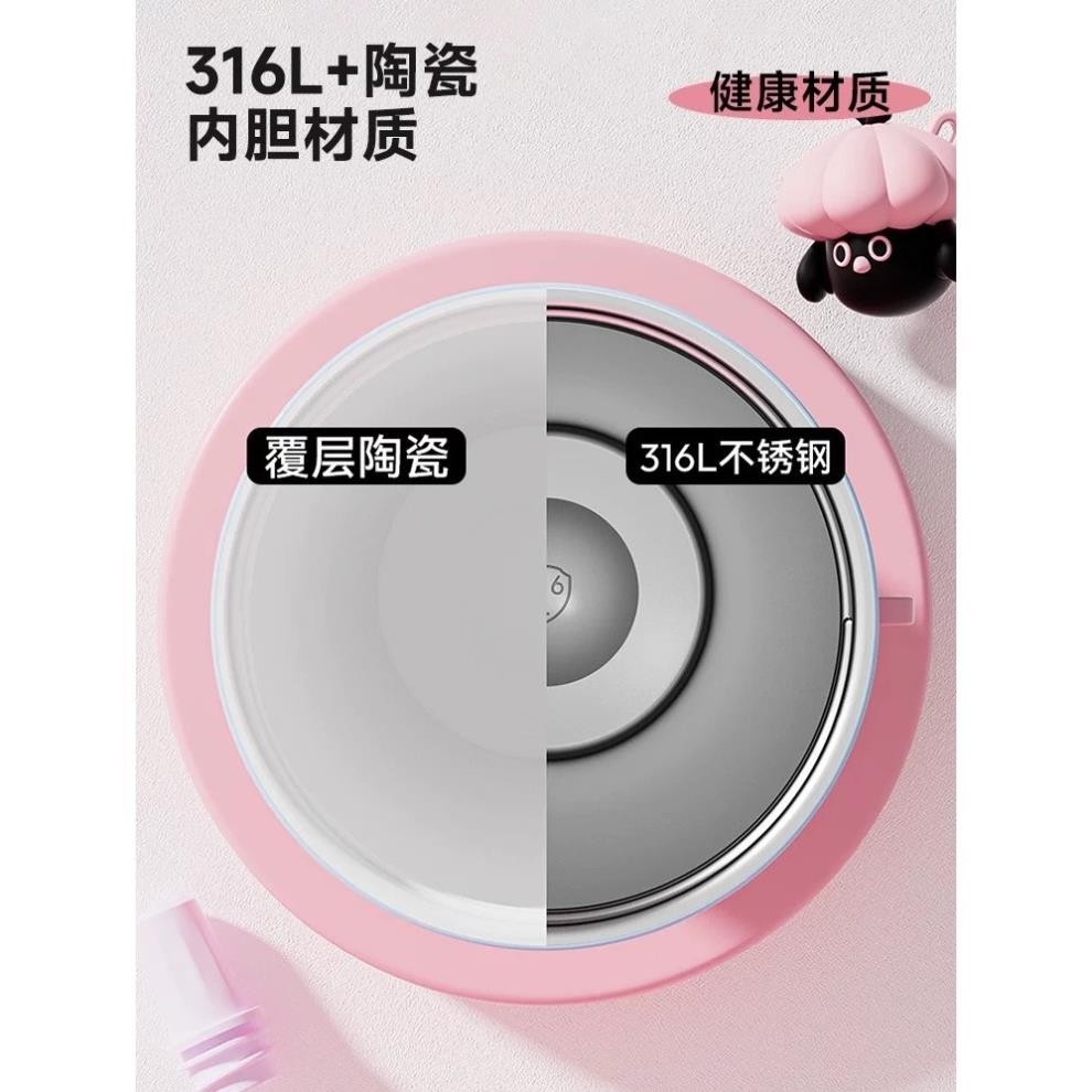 Ly giữ nhiệt dung tích 710ml có ống hút, bình giữ nhiệt nóng lạnh inox 316 cao cấp có quai xách tiện lợi
