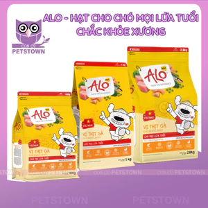 ALO - Hạt Cho Chó Mọi Lứa Tuổi dinh dưỡng chắc khỏe xương