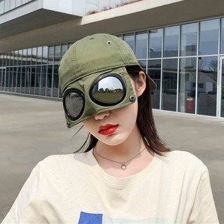 Mũ lưỡi trai, mũ phi công cho bé, mũ lưỡi trai unisex kèm kính mắt thời trang phong cách Hàn Quốc