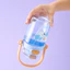 Bình nước KITA POP ngộ nghĩnh, có quai xách & dây đeo tiện dụng, nắp thiết kế uống được 2 kiểu