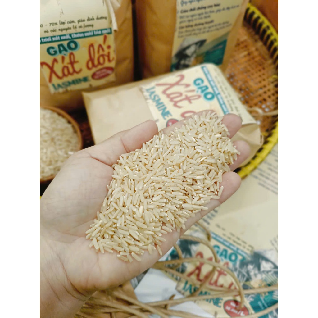 10kg gạo Jasmine xát dối - giá tốt - gạo tươi xát mới, giàu vitamin & các nguyên tố vi lượng - tốt cho người tiểu đường.