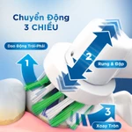 [MỚI] COMBO BÀN CHẢI + 3 ĐẦU BÀN CHẢI ORAL B VITALITY PRO Chính hãng, BH 1 đổi 1, Chuyển động 3 Chiều, Chống nước iPX7 — ảnh 3