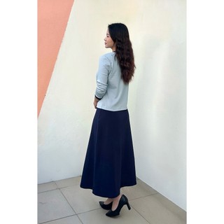 Áo Cardigan Cổ Tròn Phối Màu Phối Đầm Xoè Sát Nách Đệm Ngực LAMER L65C25T012 L63L25T003