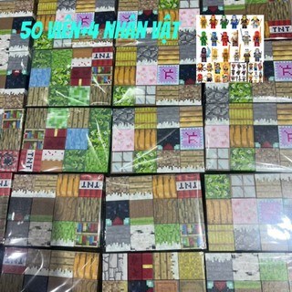 Khối nam châm từ tính 100 viên tặng 10 nhân vật - Đồ chơi lắp ráp sáng tạo cho bé