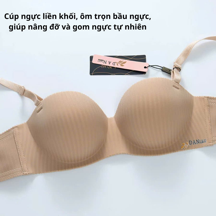 Áo Ngực Đúc Su Không Gọng Chất Su Cúp Ngang Nâng Ngực Quyến Rủ (Phiên Bản Mới) DORIS 2288