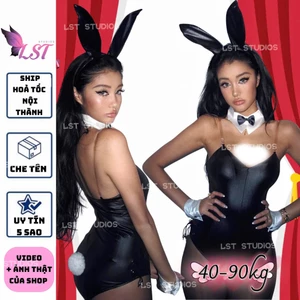 LL2442 Đồ Lót Liền Thân Hoá Trang Thỏ Bunny Playboy Gợi Cảm Ôm Body Cá Tính CÓ BIGSIZE HALLOWEEN HOÁ TRANG