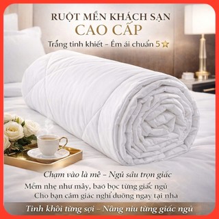 🎪KHÁCH SẠN🎪Ruột Chăn 2m3x2m Cao Cấp, Ruột Bông Microfiber Kháng Khuẩn Êm Ái, Bền Đẹp _ Chăn Ga Sỉ