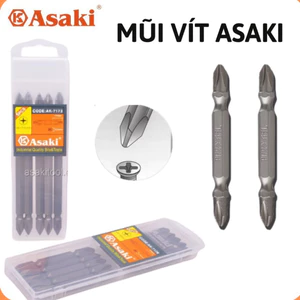 Mũi vít hơi hai đầu Asaki AK-7172,mũi vít hai đầu AK-7177,mũi vặn vít Asaki AK-7178,đầu bắn vít lục giác Asaki,đầu mũi