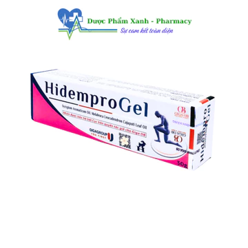 HidemproGel Gel xoa bóp hỗ trợ giảm đau cơ, đau khớp từ tinh dầu thảo dược – Tuýp 30g