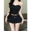 Chân váy mini nữ xếp ly, dáng ngắn, kèm thắt lưng da ,phong cách sexy, mùa xuân