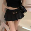 Chân váy mini nữ xếp ly, dáng ngắn, kèm thắt lưng da ,phong cách sexy, mùa xuân