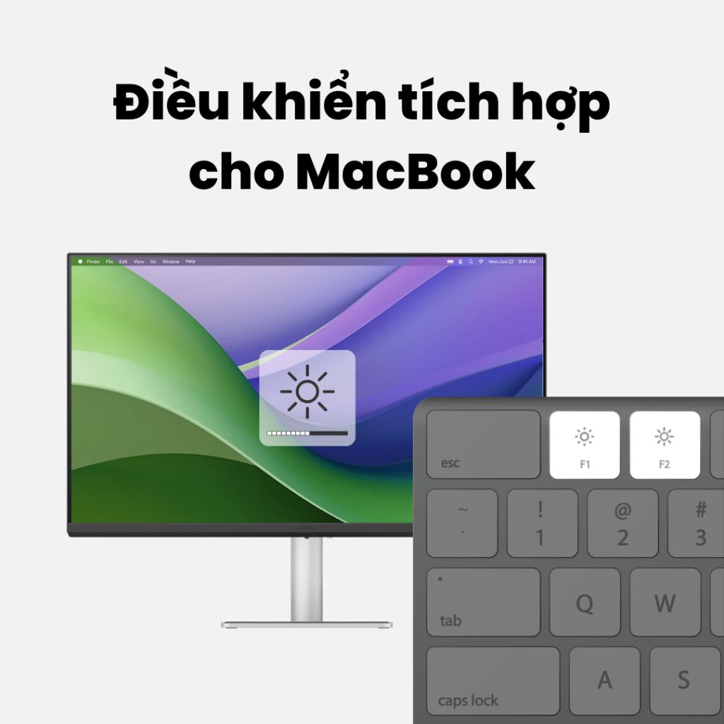 BenQ MA270UP_Màn hình máy tính dành cho Mac 27" 4K Nano Gloss USB Type-C 90W, thiết kế công thái học | BigBuy360 - bigbuy360.vn