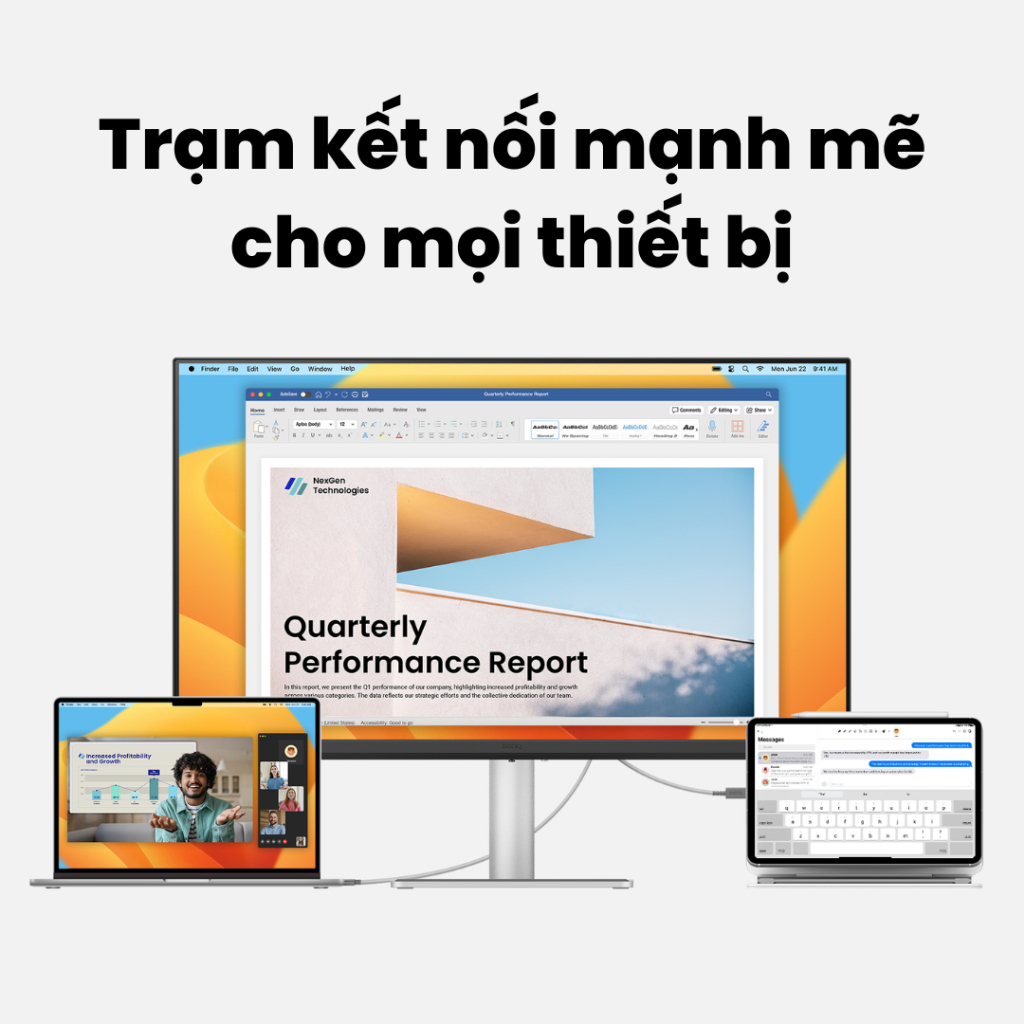 BenQ MA270UP_Màn hình máy tính dành cho Mac 27" 4K Nano Gloss USB Type-C 90W, thiết kế công thái học | BigBuy360 - bigbuy360.vn