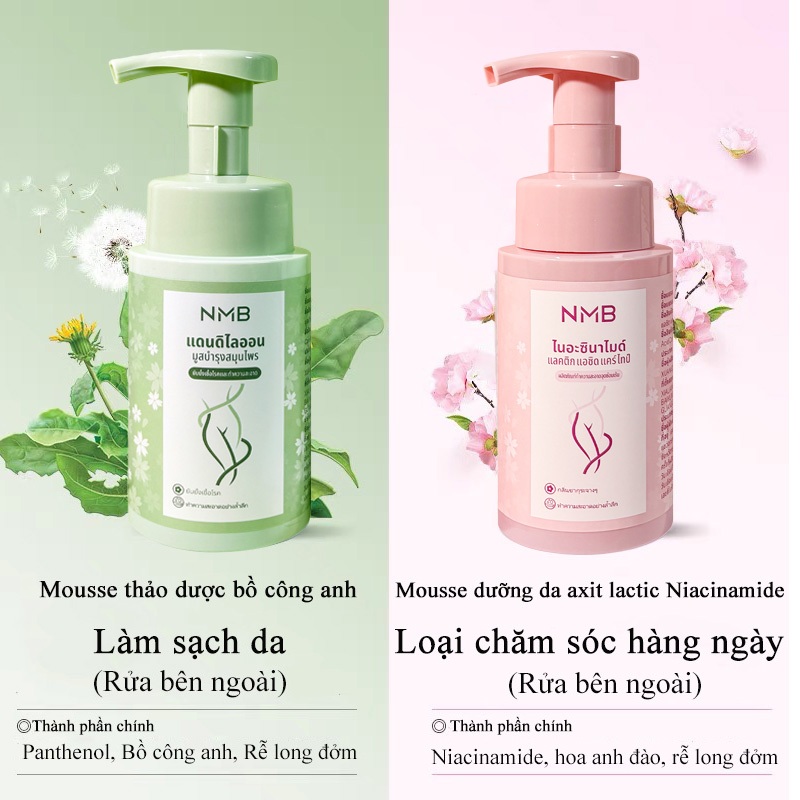 Bọt Vệ Sinh Phụ Nữ Dịu Nhẹ Dung dịch vệ sinh phụ Mousse chăm sóc phụ nữ feminine wash 200ML