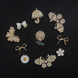 CHARM/STICKER  ĐÍNH ĐÁ: SET CHARM CAO CẤP GẮN DÉP 10 CHI TIẾT LUXURY