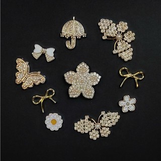 CHARM/STICKER  ĐÍNH ĐÁ: SET CHARM CAO CẤP GẮN DÉP 10 CHI TIẾT LUXURY