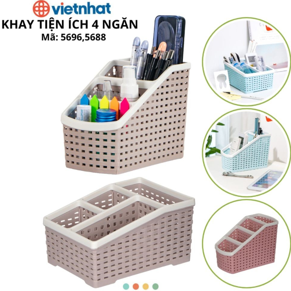 Khay tiện ích 4 ngăn Chính Hãng VIỆT NHẬT