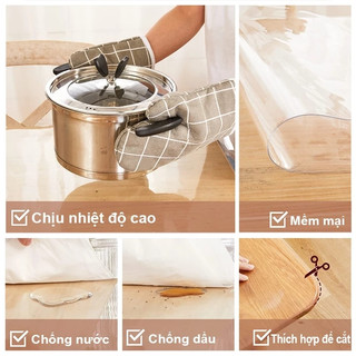 Lót Bàn Tấm Lót bàn ăn 2.3MM PVC Cao Cấp Chống Trơn Trượt Chống dầu/ Chống ThấmMiếng