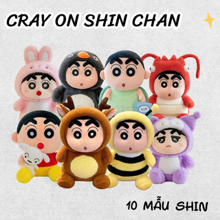 (Rẻ Vô Địch) Gấu Bông Shin Chan, Cậu Bé Bút Chỉ Cosplay Nhiều Hình Ngộ Nghĩnh Size 25/35/50cm, Hàng Nhập Khẩu Cao Cấp