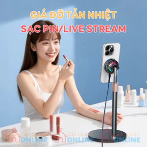 Giá đỡ tản nhiệt sò lạnh cho điện thoại khi live stream, sạc pin không nóng HM18