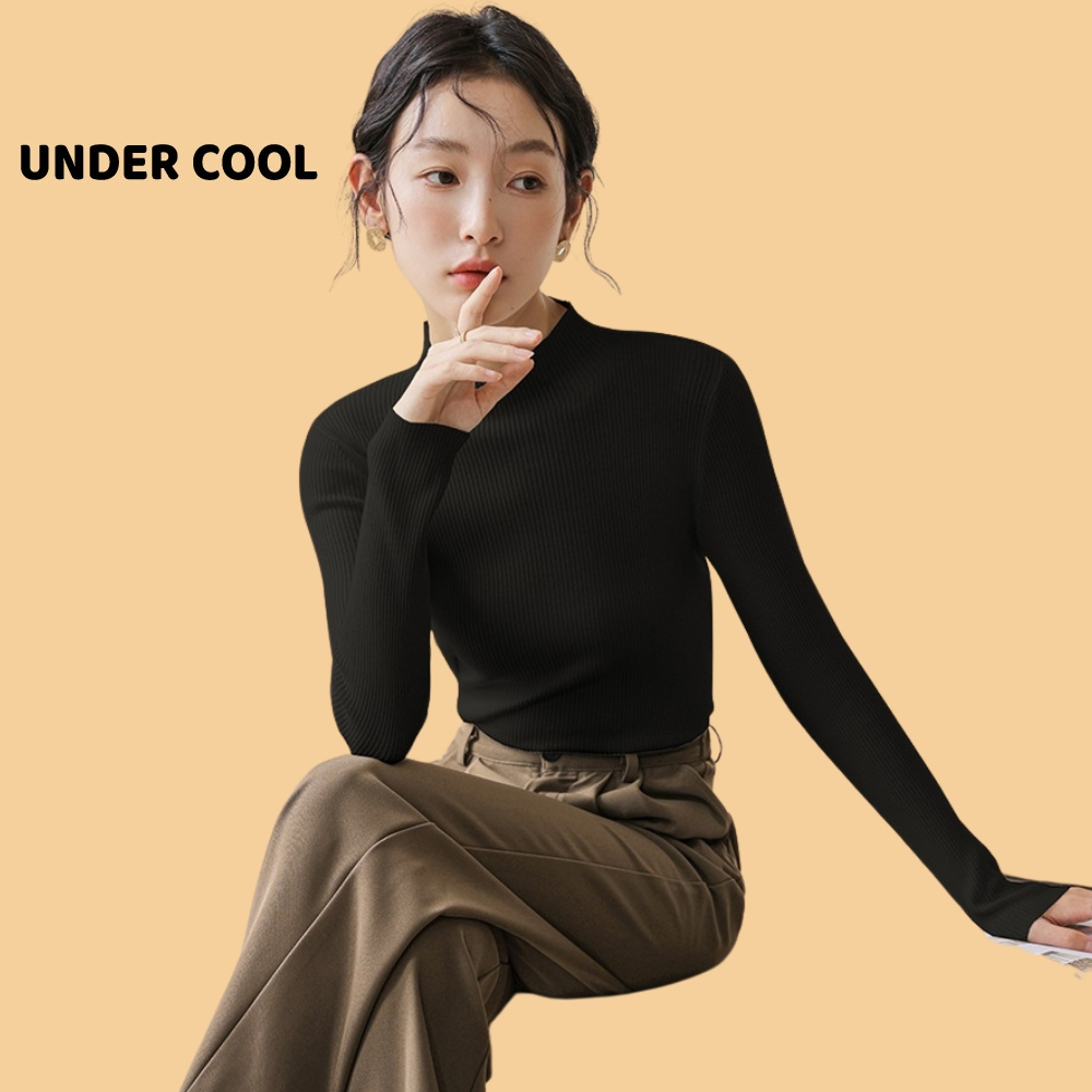 Áo len cổ thấp co dãn ôm sát UNDERCOOL len tăm cổ 3cm giữ nhiệt thiết kế trẻ trung nhiều màu sắc trẻ trung Live - ADT01